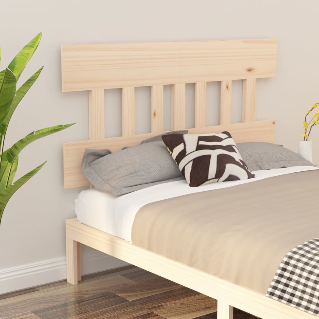 Testiera Per Letto 143,5x3x81 Cm In Legno Massello Di Pino