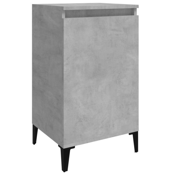Comodini 2 Pz Grigio Cemento 40x35x70 Cm In Legno Multistrato - Image 5