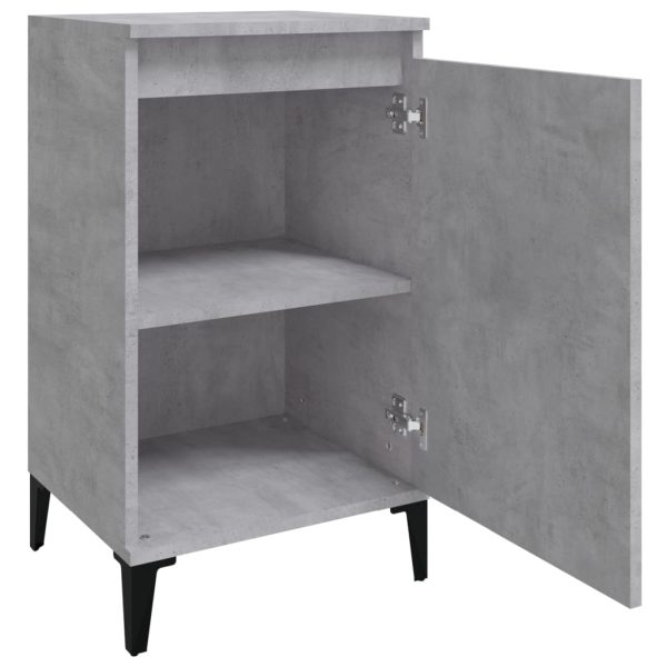 Comodini 2 Pz Grigio Cemento 40x35x70 Cm In Legno Multistrato - Image 6