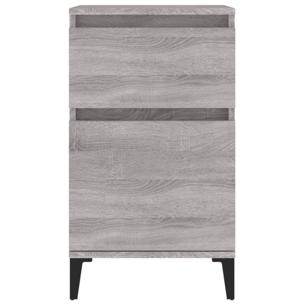 Comodini 2 Pz Grigio Sonoma 40x35x70 cm - Image 6