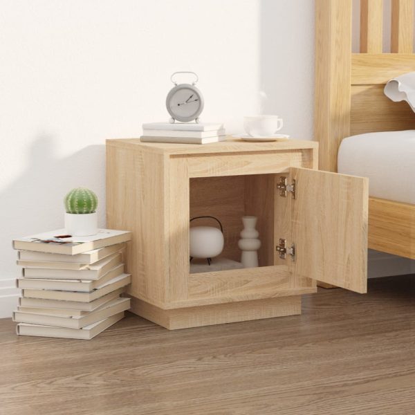 Comodino Rovere Sonoma 44x35x45 Cm In Legno Multistrato - Image 3