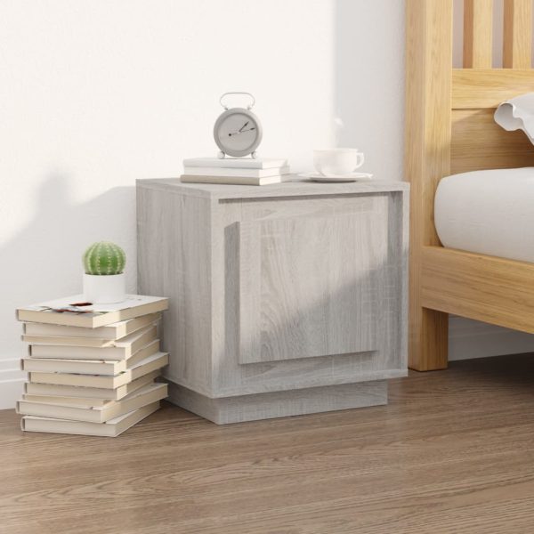 Comodini 2 Pz Grigio Sonoma 44x35x45 Cm In Legno Multistrato - Image 3