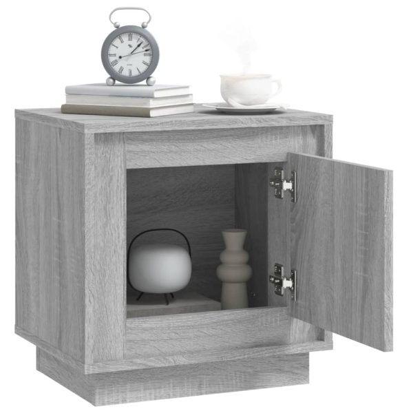 Comodini 2 Pz Grigio Sonoma 44x35x45 Cm In Legno Multistrato - Image 5