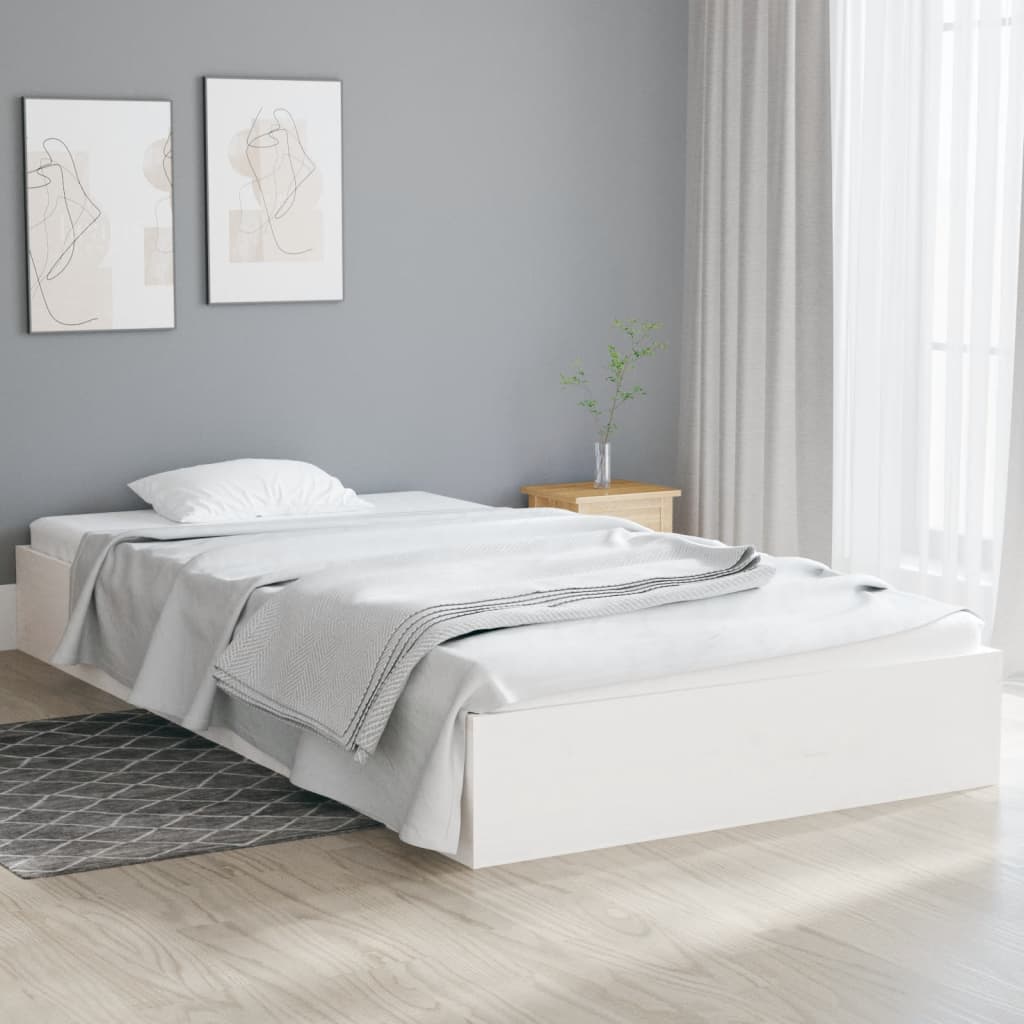 Giroletto Bianco In Legno Massello 100x200 cm