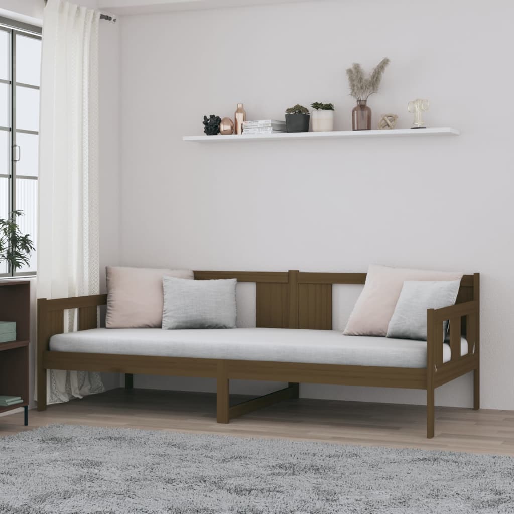 Dormeuse Ambra In Legno Massello Di Pino 90x200 cm