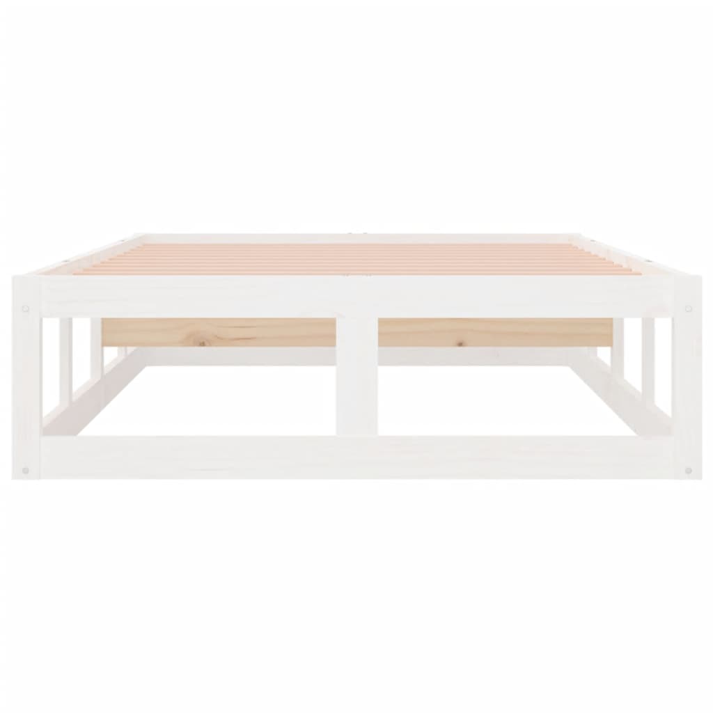 Giroletto Bianco 90x200 Cm In Legno Massello - Image 5