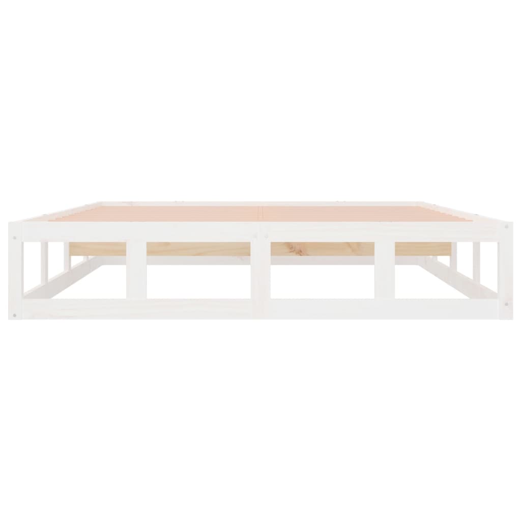 Giroletto Bianco 160x200 Cm In Legno Massello - Image 5