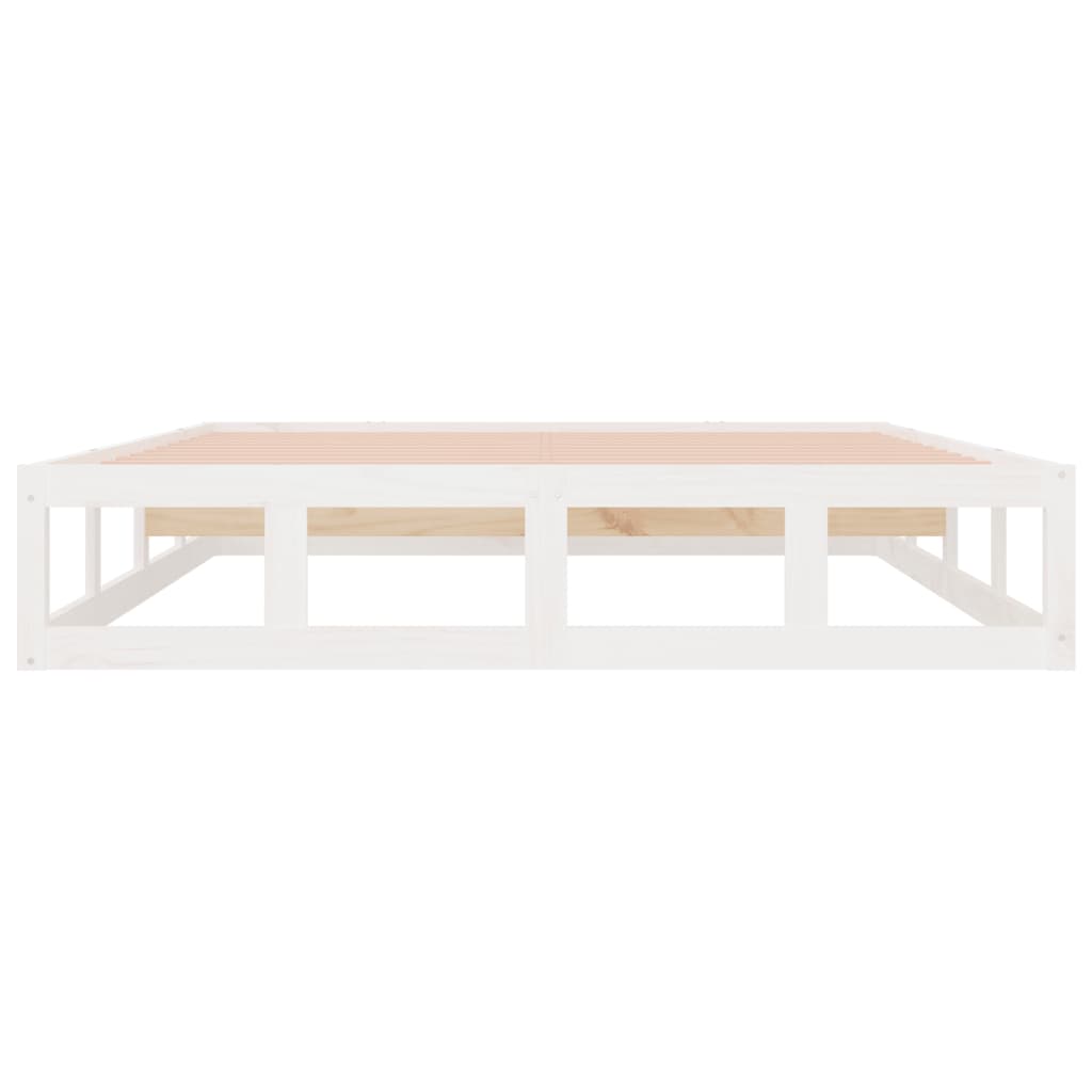 Giroletto Bianco 200x200 Cm In Legno Massello - Image 5