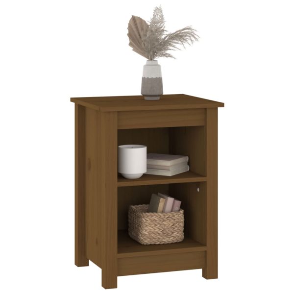 Comodini 2 Pz Ambra 40x35x55 Cm In Legno Massello Di Pino - Image 6