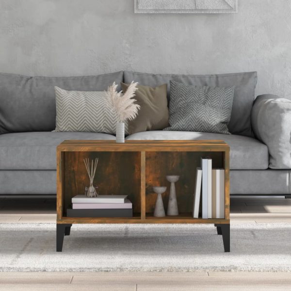 Tavolino Da Salotto Rovere Fumo 60x50x36,5 Cm Legno Multistrato - Image 3