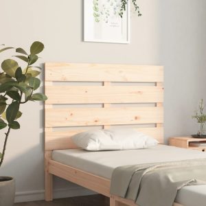 Testiera Per Letto 90x3x80 Cm In Legno Massello Di Pino