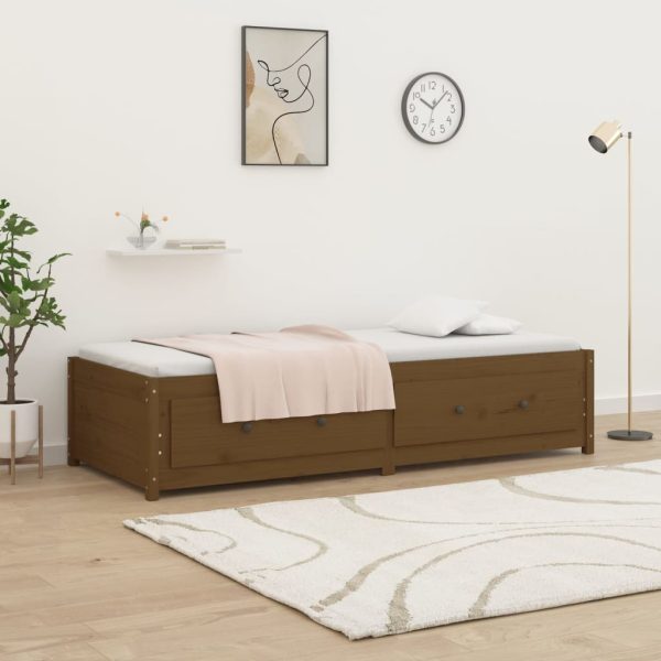 Dormeuse Ambra 90x190 Cm Single In Legno Massello Di Pino - Image 4