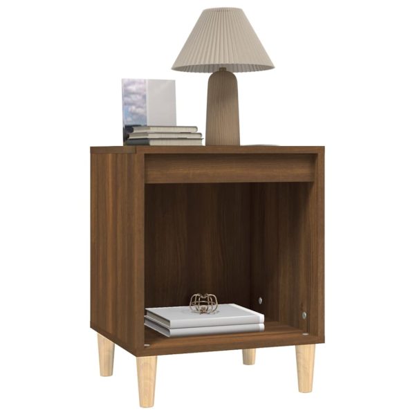 Comodini 2 Pz Rovere Marrone 40x35x50 cm - Image 4