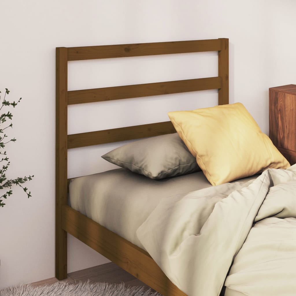 Testiera Per Letto Ambra 95x4x100 Cm In Legno Massello Di Pino