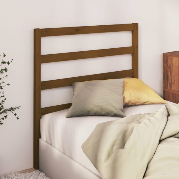 Testiera Per Letto Ambra 95x4x100 Cm In Legno Massello Di Pino - Image 3