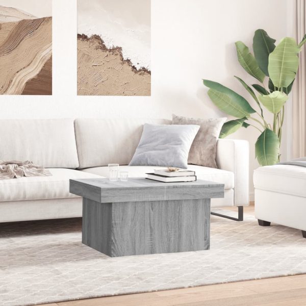 Tavolino Da Salotto Grigio Sonoma 80x55x40 Cm Legno Multistrato - Image 3