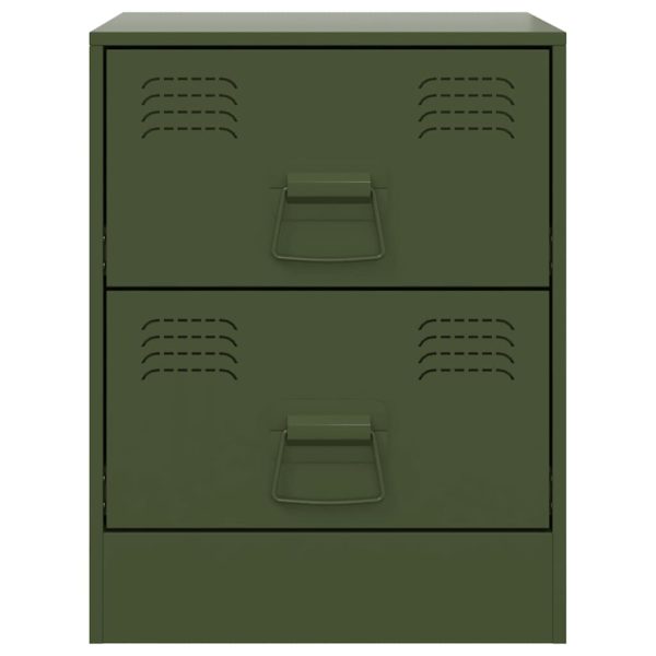 Comodino Verde34,5x39x44 Cm In Acciaio - Image 6