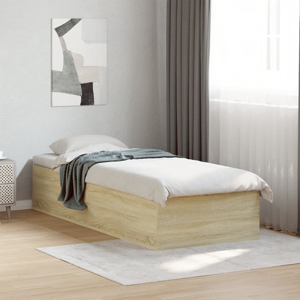 Giroletto Senza Materasso Rovere Sonoma 75x190 Cm In Truciolato
