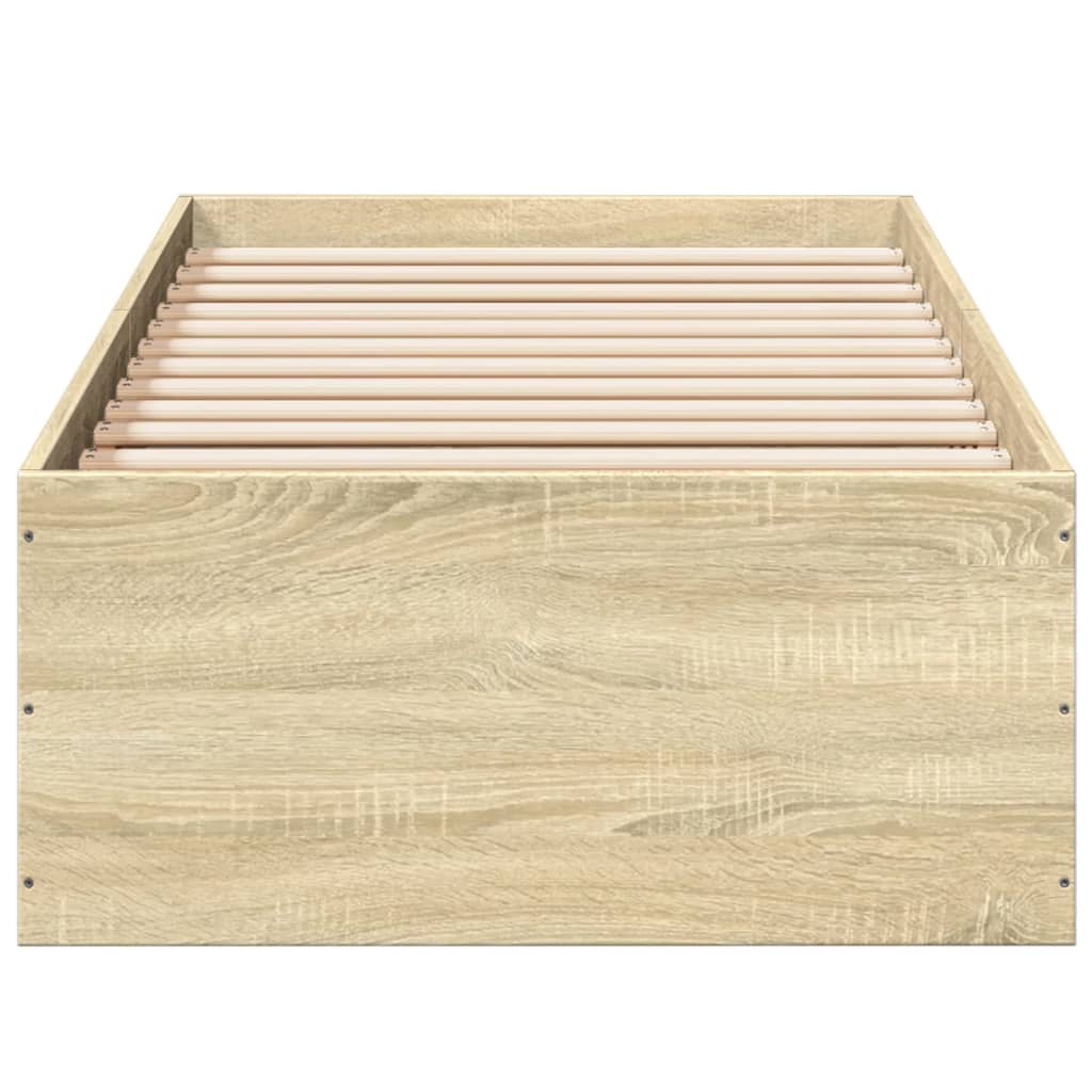 Giroletto Senza Materasso Rovere Sonoma 75x190 Cm In Truciolato - Image 4
