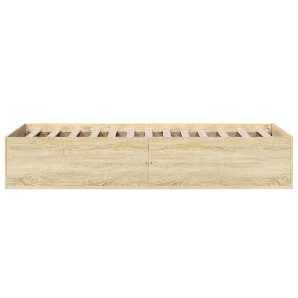 Giroletto Senza Materasso Rovere Sonoma 75x190 Cm In Truciolato - Image 5