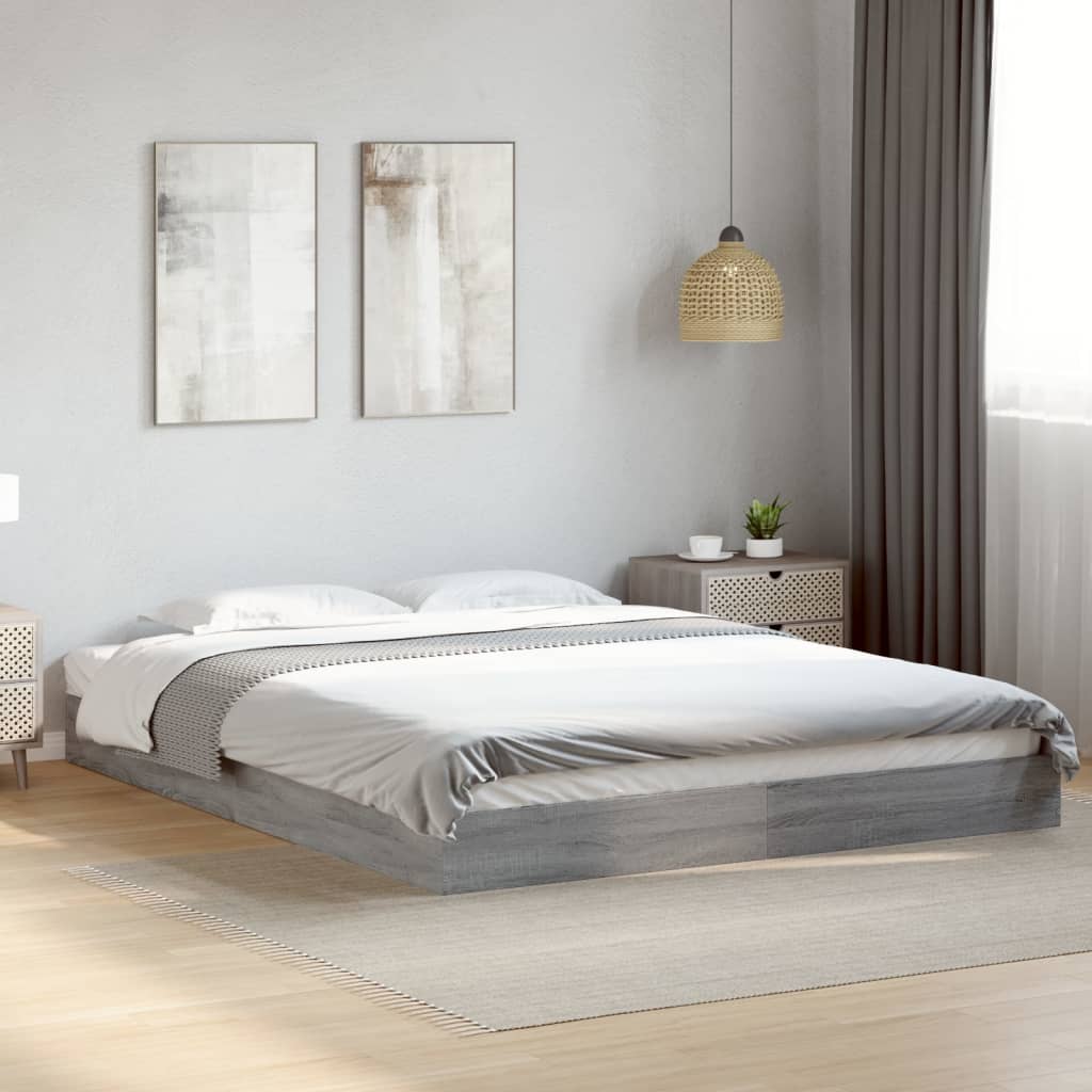 Giroletto Grigio Sonoma 150x200 Cm In Legno Multistrato