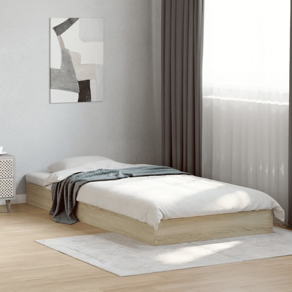 Giroletto Senza Materasso Rovere Sonoma 100x200cm In Truciolato