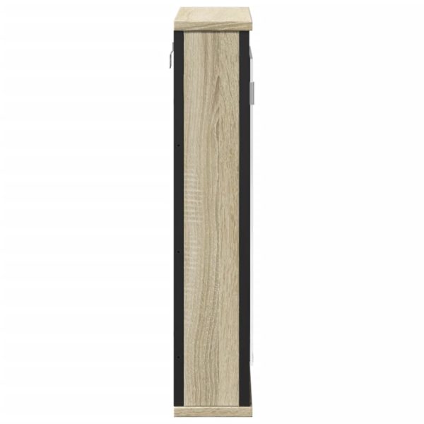 Mobile Bagno Con Specchio Rovere Sonoma 42x12x60 Cm Multistrato - Image 6