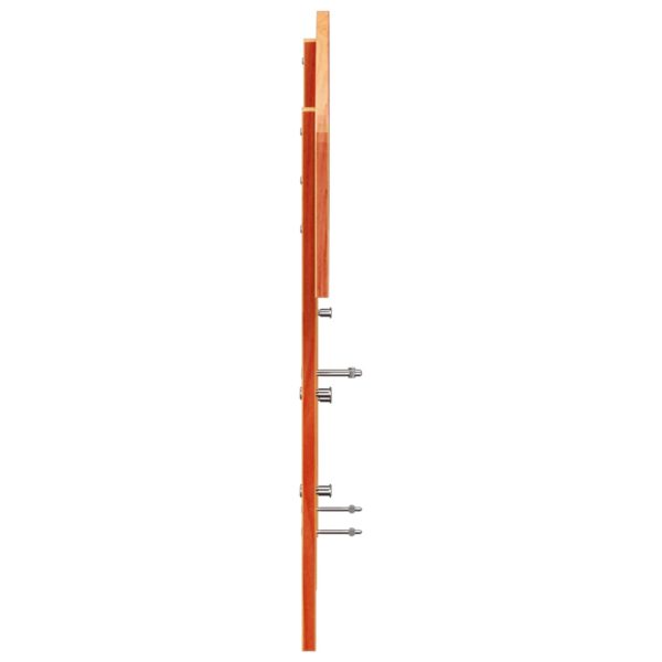 Testiera Marrone Cera 140 Cm In Legno Massello Di Pino - Image 5