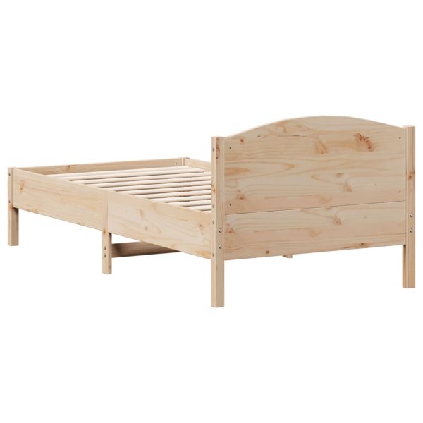Letto Senza Materasso 90x190 Cm In Legno Massello Di Pino - Image 6