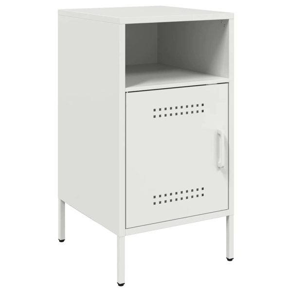 Comodini 2 Pz Bianchi 36x39x68 Cm In Acciaio - Image 5