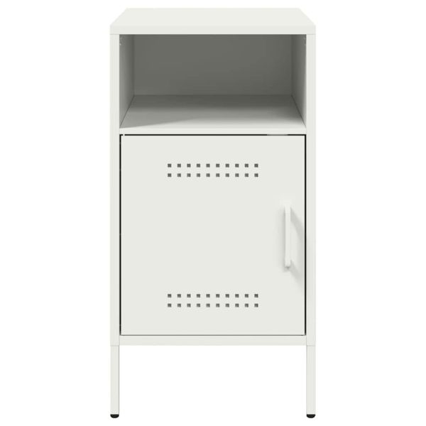 Comodini 2 Pz Bianchi 36x39x68 Cm In Acciaio - Image 6