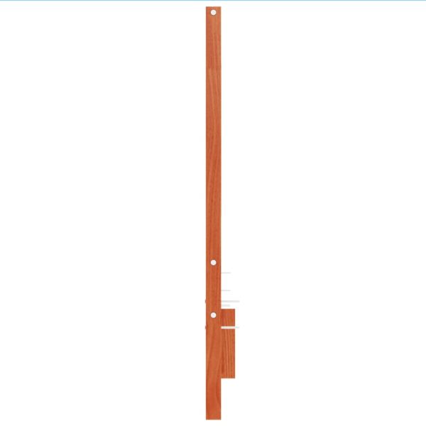 Testiera Marrone Cera 135 Cm In Legno Massello Di Pino - Image 5