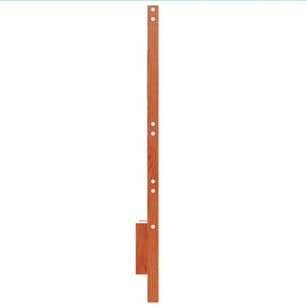 Testiera Marrone Cera 135 Cm In Legno Massello Di Pino - Image 5