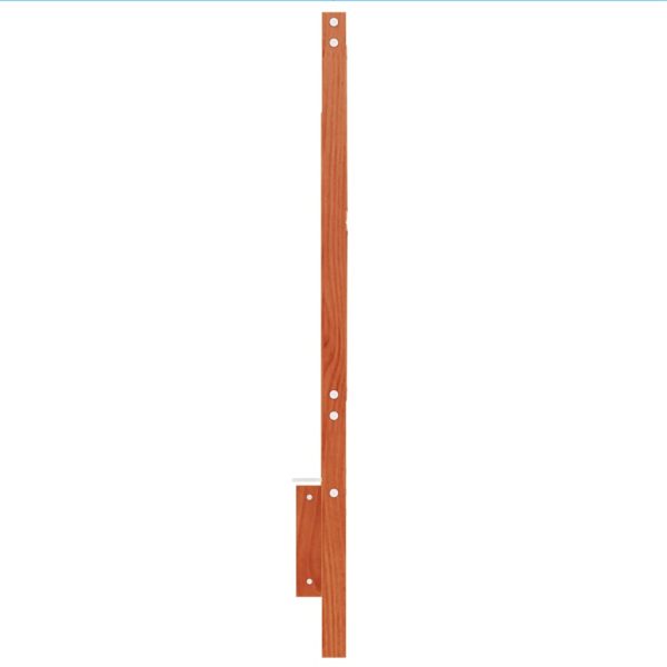 Testiera Marrone Cera 135 Cm In Legno Massello Di Pino - Image 5