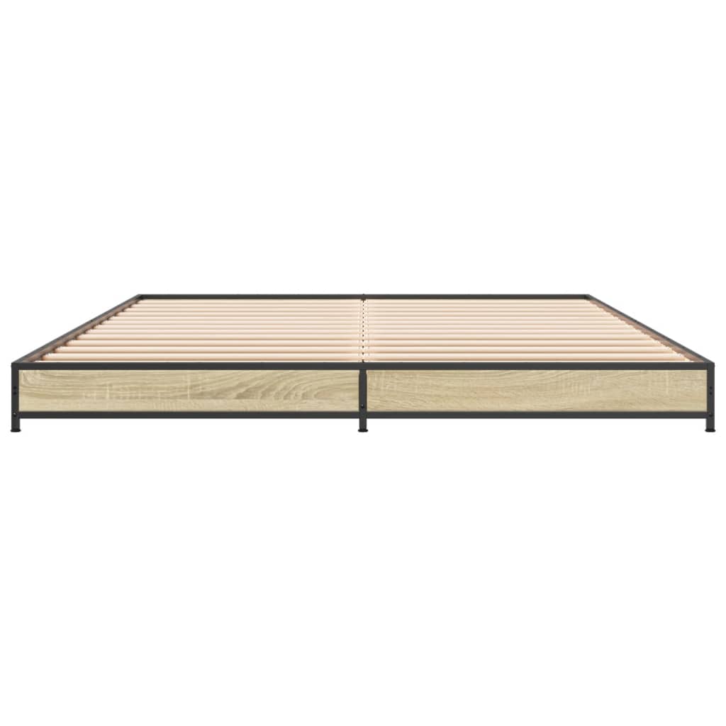 Giroletto Rovere Sonoma 135x190 Cm In Legno Multistrato Metallo - Image 4