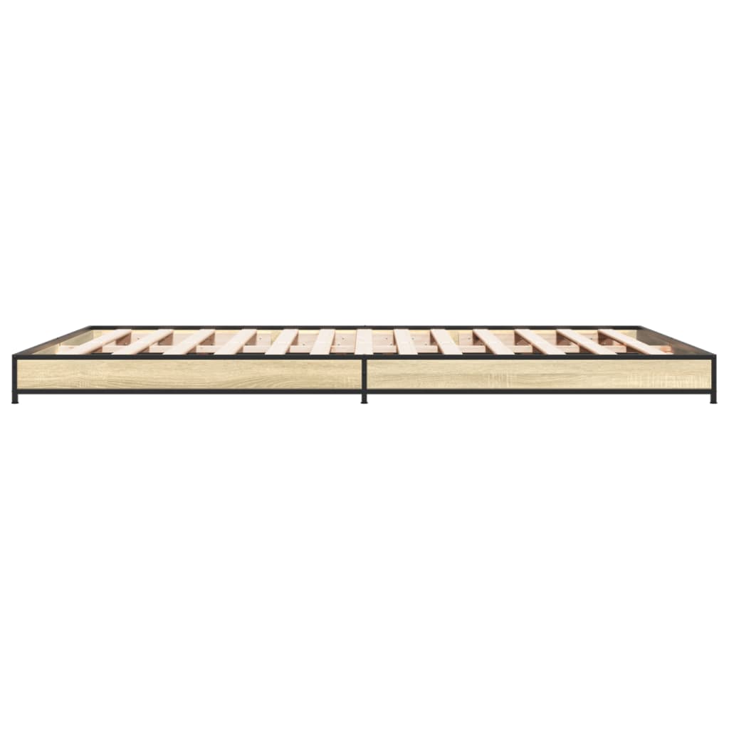 Giroletto Rovere Sonoma 135x190 Cm In Legno Multistrato Metallo - Image 5
