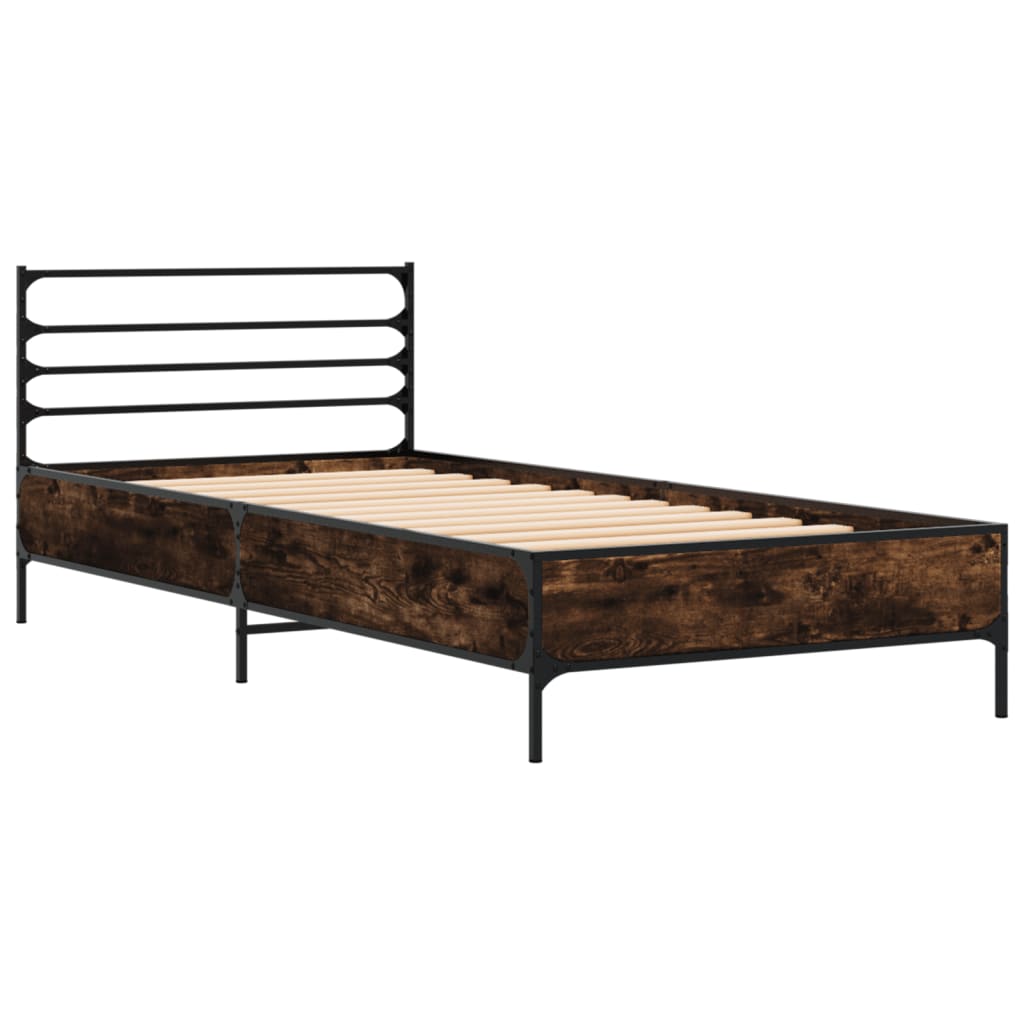 Giroletto Rovere Fumo 90x200 Cm In Legno Multistrato E Metallo - Image 3