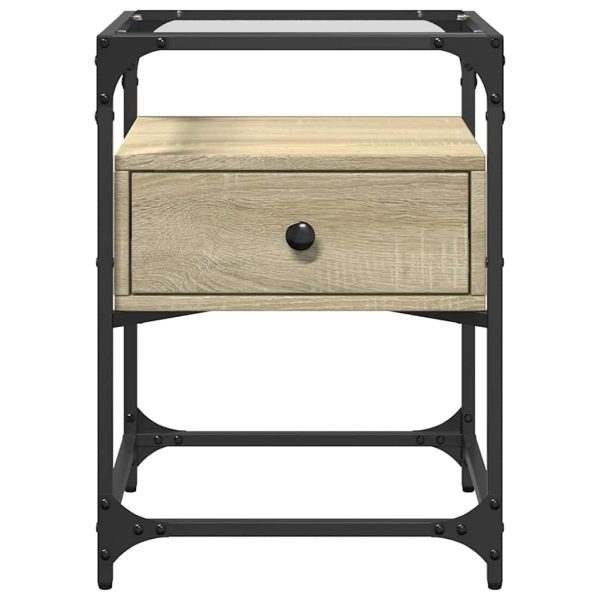 Comodini 2 Pz Rovere Sonoma 40x40x55 Cm In Legno Multistrato - Image 4