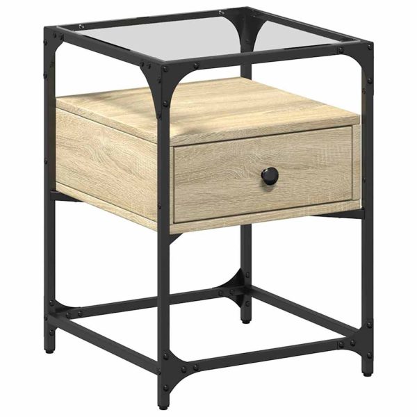 Comodini 2 Pz Rovere Sonoma 40x40x55 Cm In Legno Multistrato - Image 5