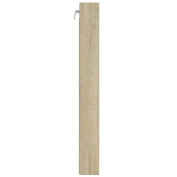 Armadietto Vetrina Rovere Sonoma 100x8,5x75cm Legno Multistrato - Image 5