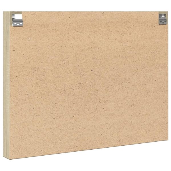 Armadietto Vetrina Rovere Sonoma 100x8,5x75cm Legno Multistrato - Image 6