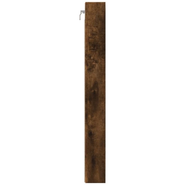 Armadietto Vetrina Rovere Fumo 100x8,5x75 Cm Legno Multistrato - Image 5