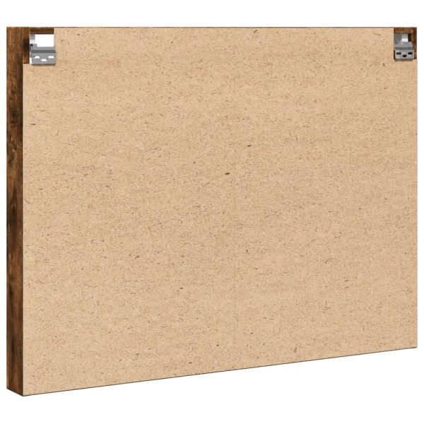 Armadietto Vetrina Rovere Fumo 100x8,5x75 Cm Legno Multistrato - Image 6