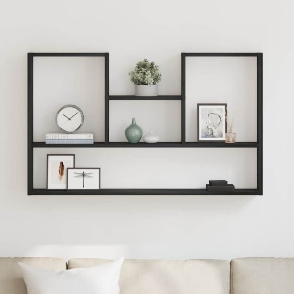 Mensola A Muro Rovere Nero 99x15x60 Cm In Truciolato - Image 3