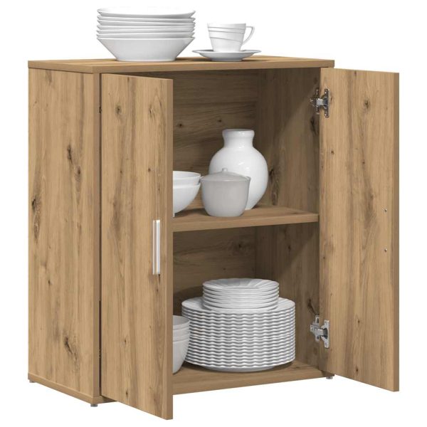 Credenza Rovere Artigianale 60x31x70 Cm In Legno Multistrato - Image 4