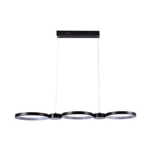 38w Led Designer Hanging Lamp Black 3000k