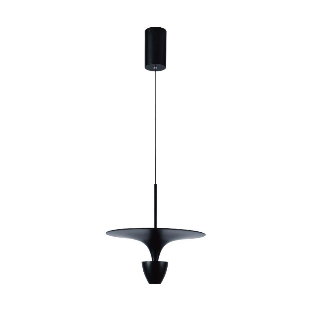 Lampadario Led 9w Dal Design Moderno 30*320*100cm Colore Nero 4000k