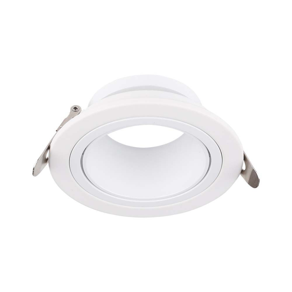 Gu10 Spotlight Fitting Iron+pc White+white