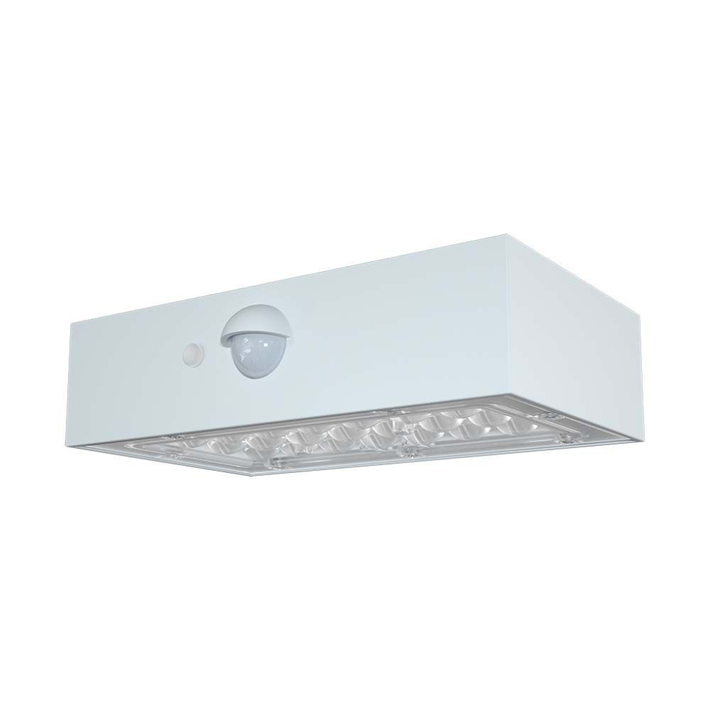 3w Led Solar Wall Light Brick Lithium Battery 3.7v 1200ma Cct: 4000k+3000k White