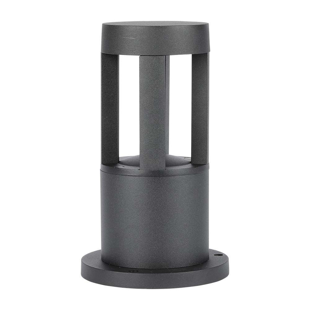 10w Led Wall Light Black Body 25cm Height Cree Chip 3000k